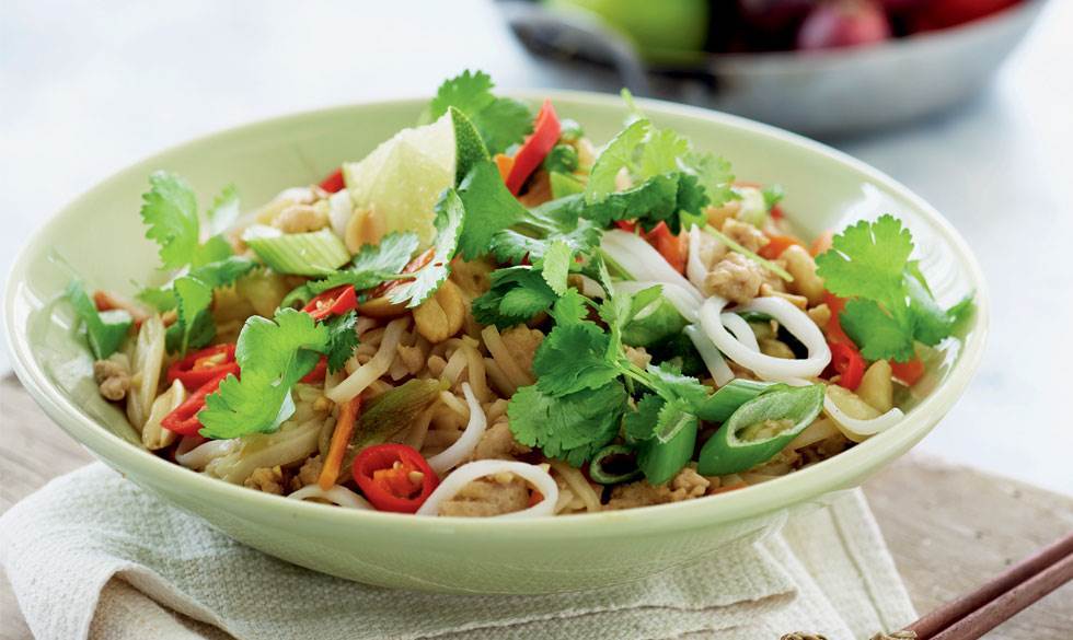 Thaistreetfood med kylling