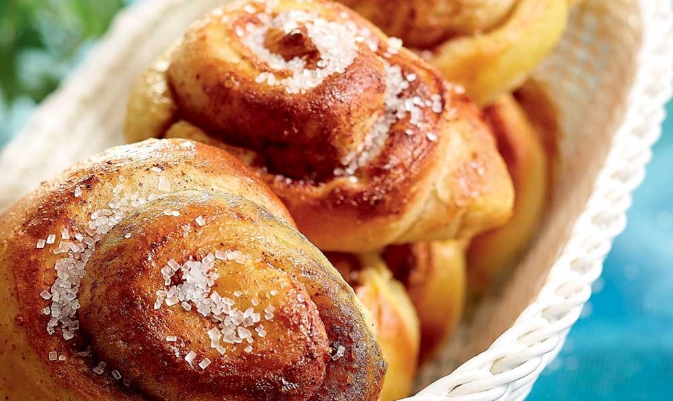 Klassiske kanelsnegle - på den helt gammeldags facon. Mums! Klassiske kanelsnegle