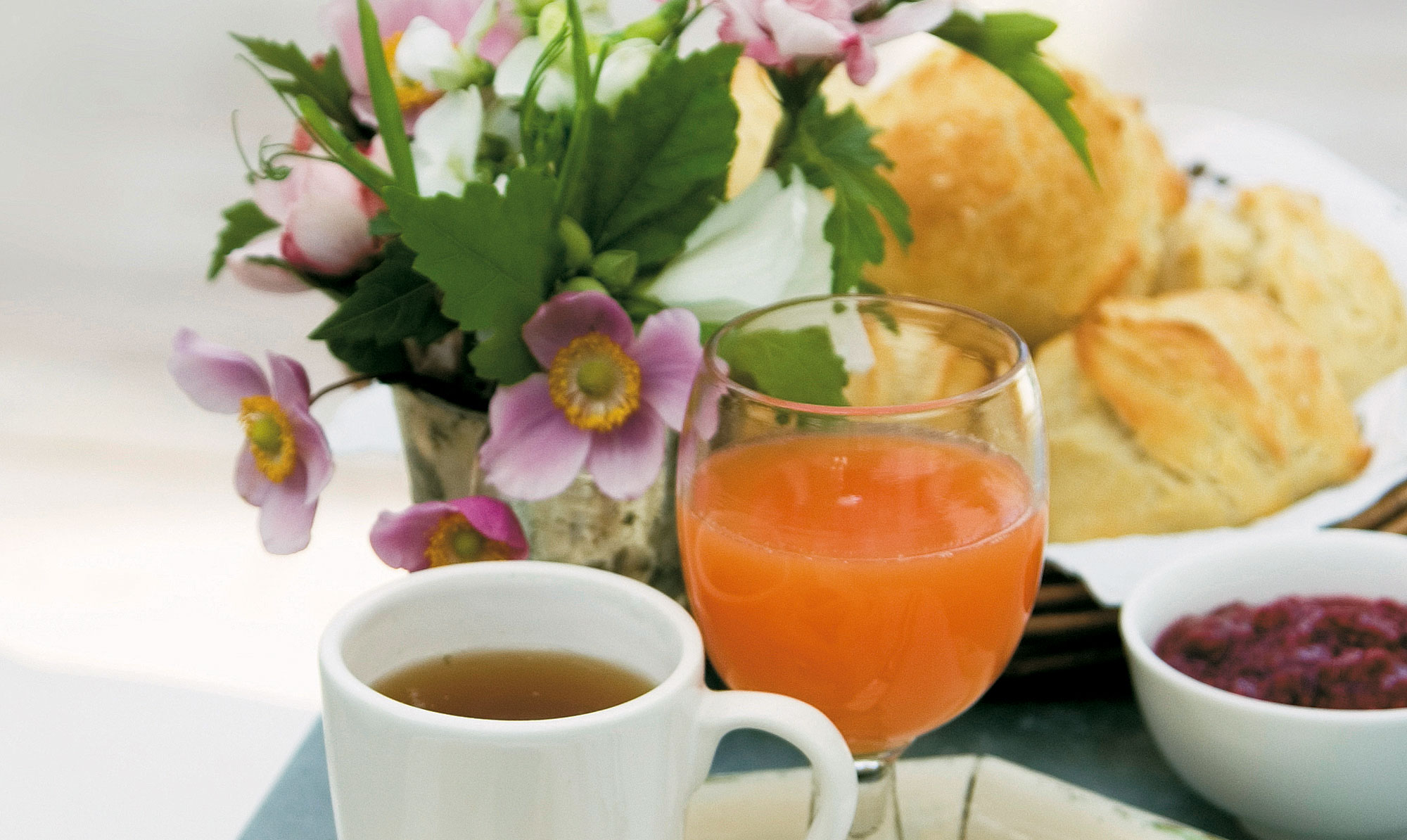 Lækker morgenmad til mors dag.