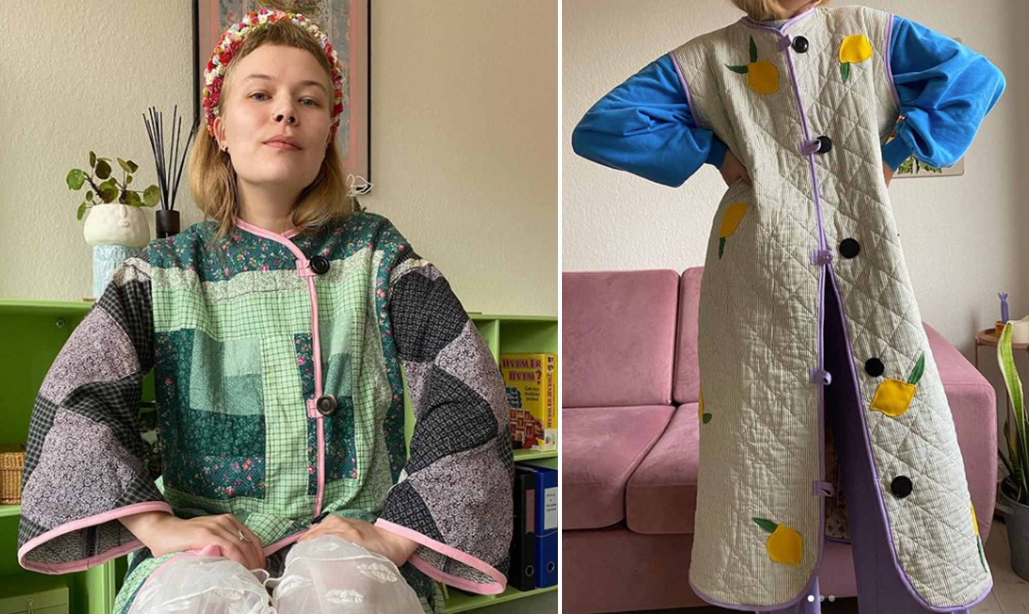 Emma står bag Genbrugsværkstedet. genbrugsværkstedet