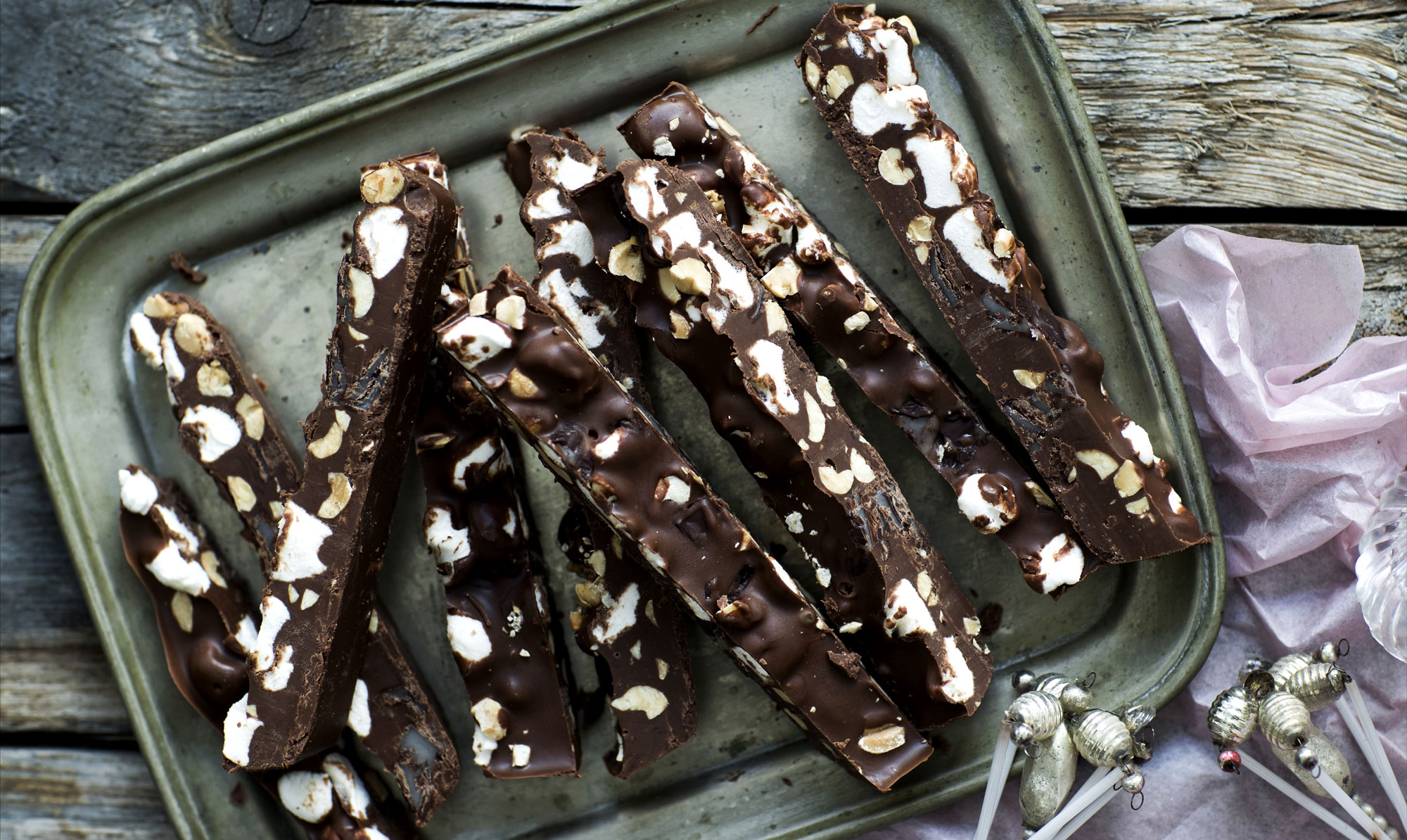 Prøv de nemme Rocky road med After Eight Rocky road med After Eight