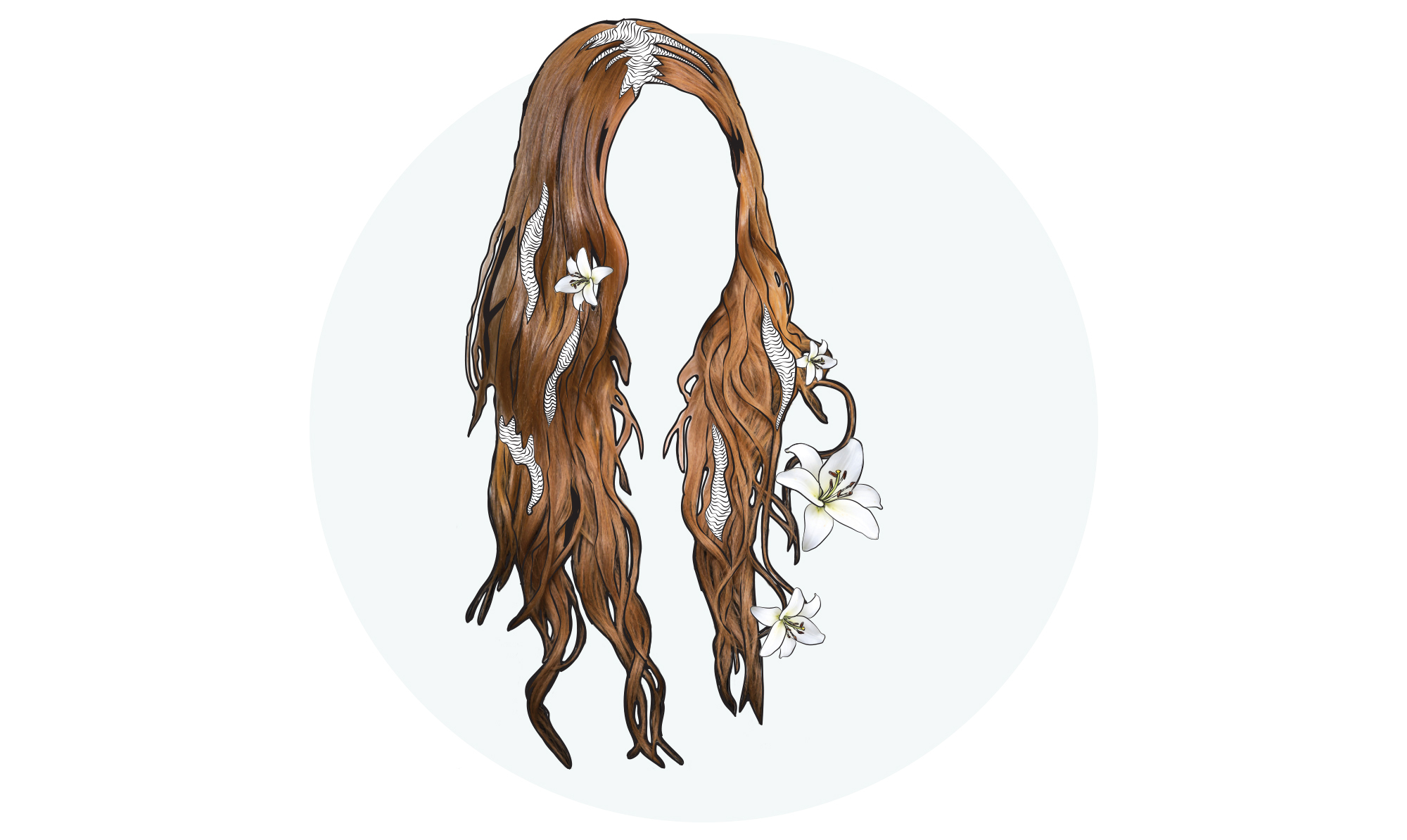 Jomfruen er et jordtegn. Horoskop jomfru illustration