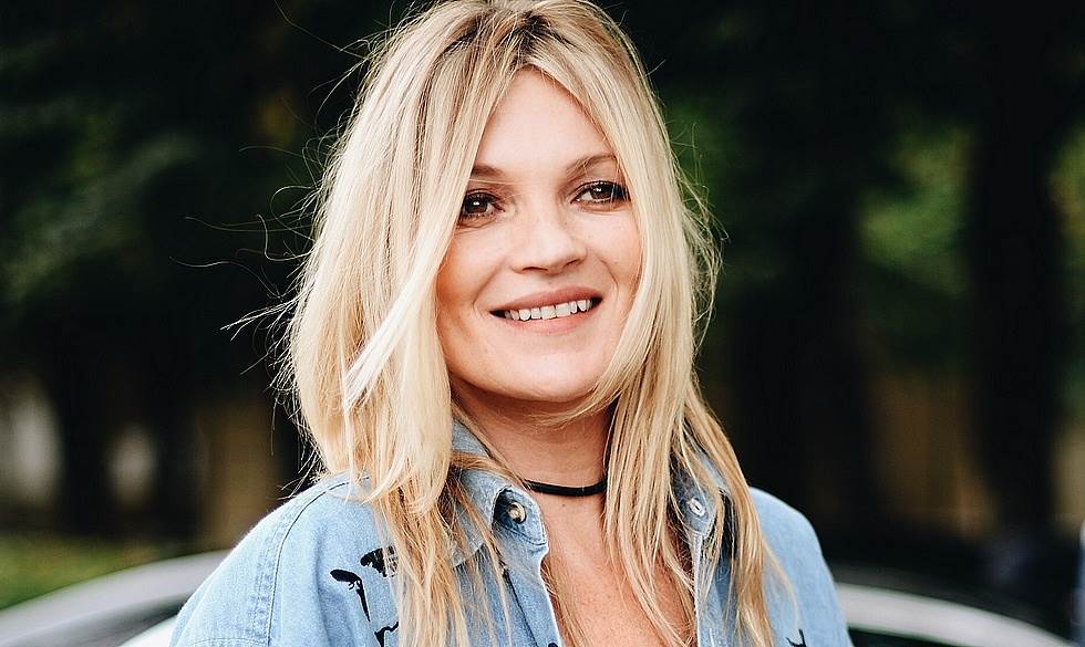 Kate Moss. Bekæmpelse af skæl, fedtet hår og hårtab