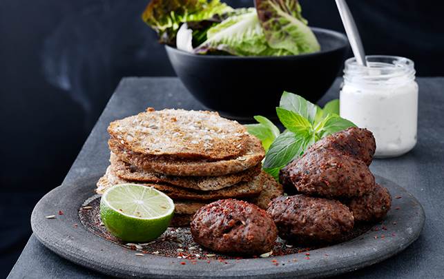 Lammekofta i pitabrød