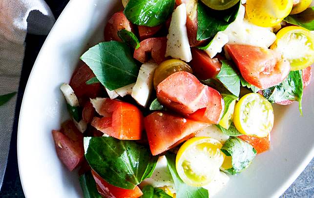 Insalate caprese Opskrift på insalate caprese