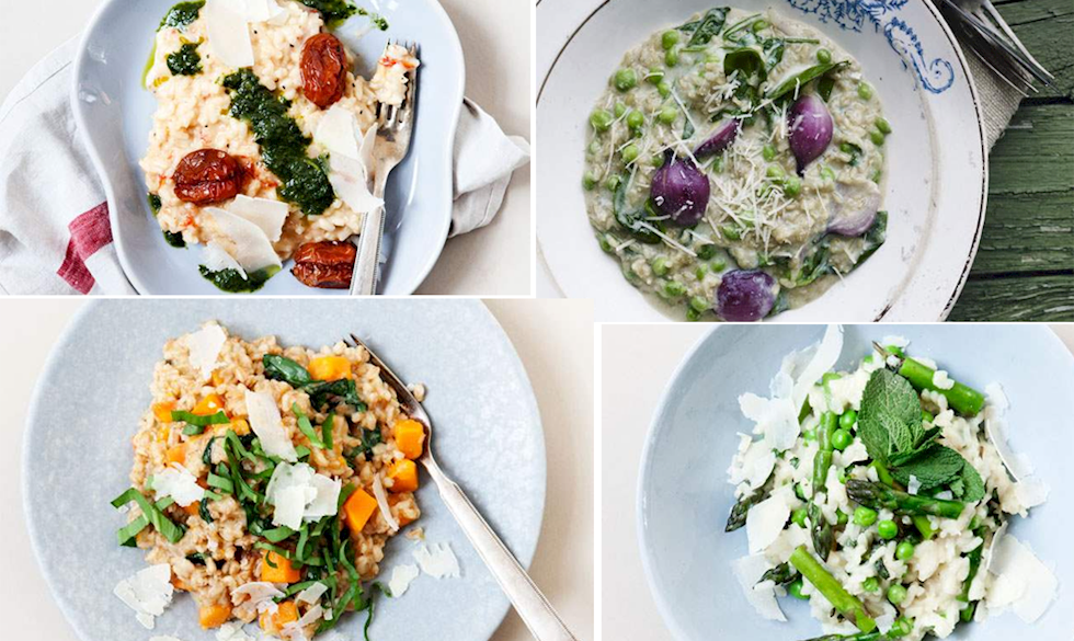 Risotto - den italienske klassiker, der kan varieres i det uendelige. opskrifter på risotto