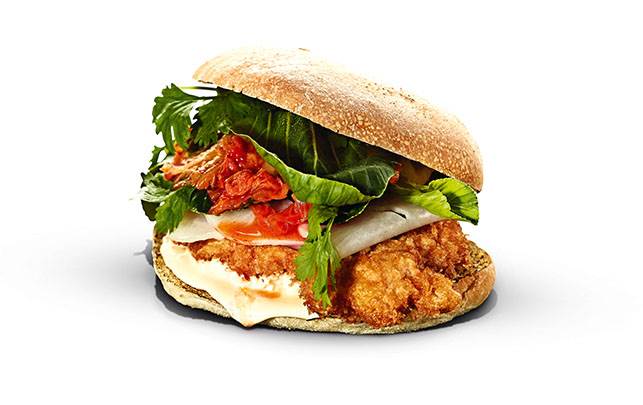 Hjemmelavet burger