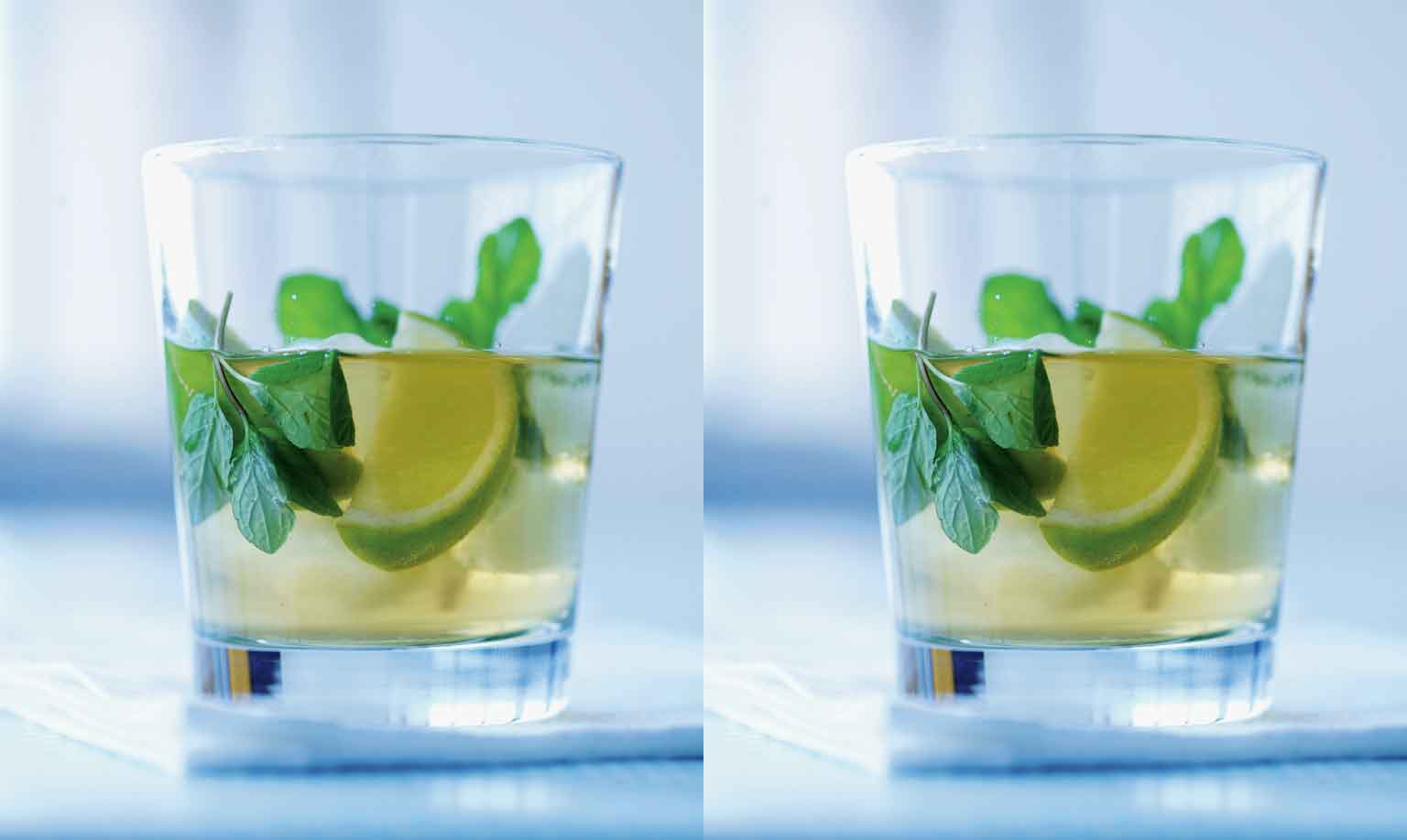 Iste med mynte & citron