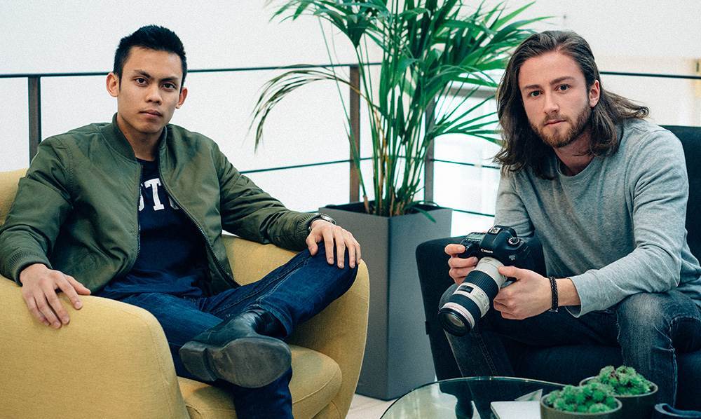 Flook Larsen og Oliver Mumm, der står bag virksomheden TindrBoost. Sådan får du det perfekte Tinder-billede