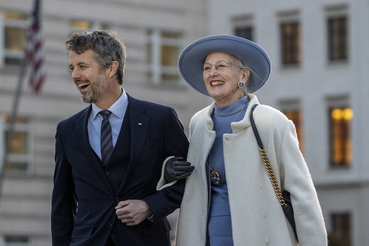 Kronprins Frederik og dronning Margrethe