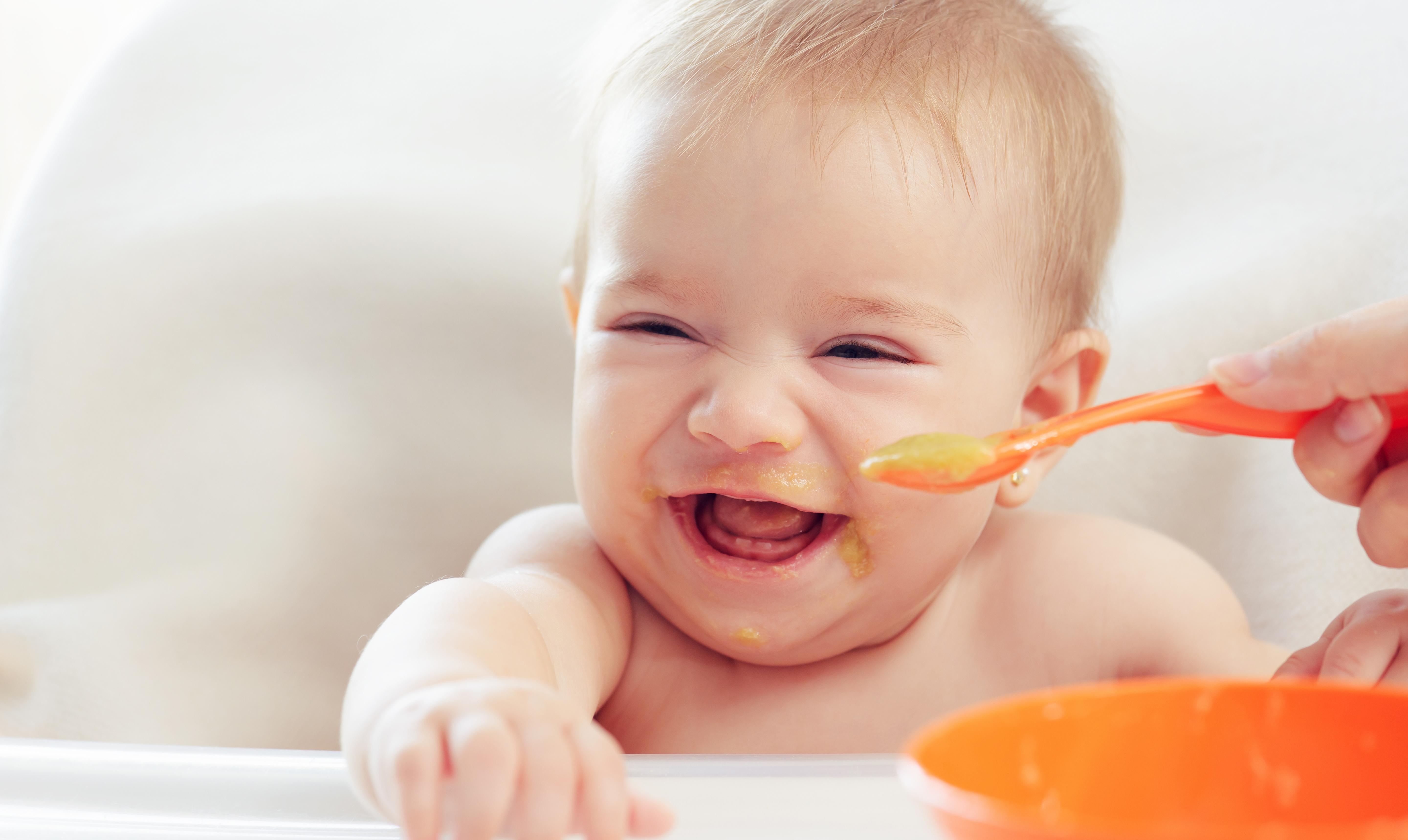 Læs den, print den - og hæng den op! Vi guider dig til, hvad babys mave kan tåle. Hvad må baby spise?