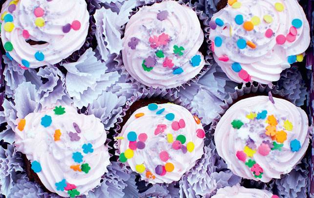 Festlige cupcakes til fastelavn