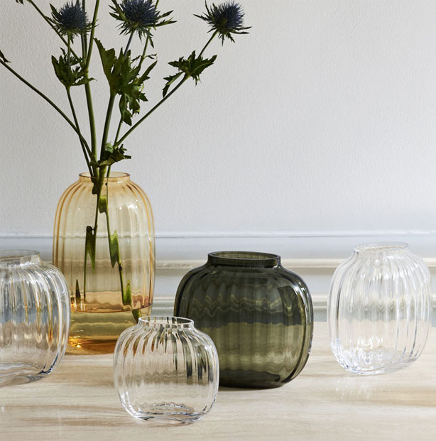 Primula vase fra Holmegaard.