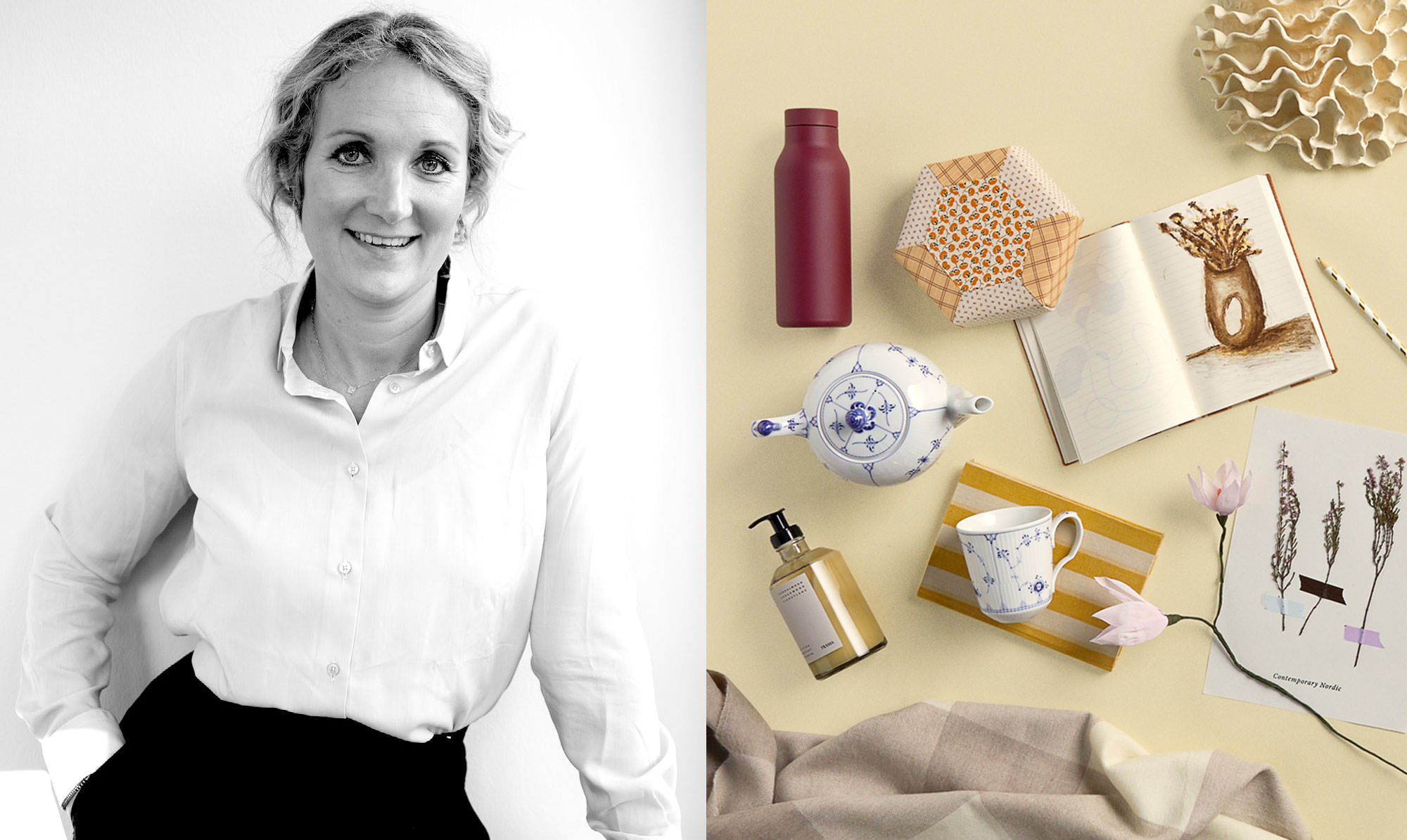 Når man fortæller Nicola, at man skal flytte, går hun straks i gang med at lave små moodboards inde i hovedet. Moodboard