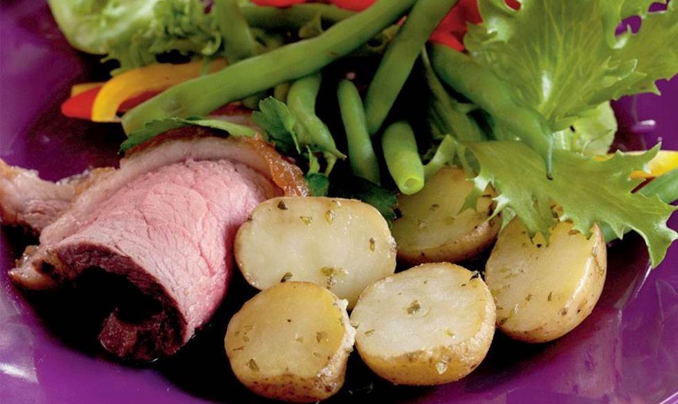 Kalveculotte med rødvinssauce. Kalveculotte med rødvinssauce