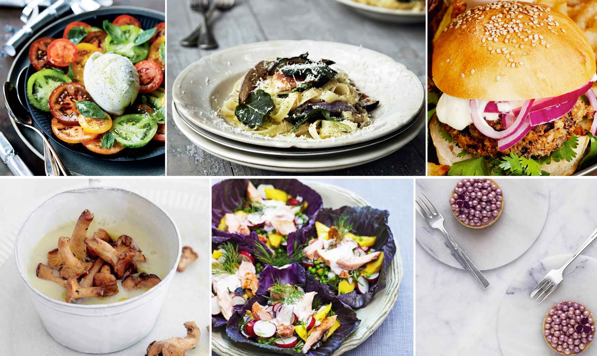 En fin vegetarisk nytårsmenu med masser lækre retter. vegetarisk nytårsmenu
