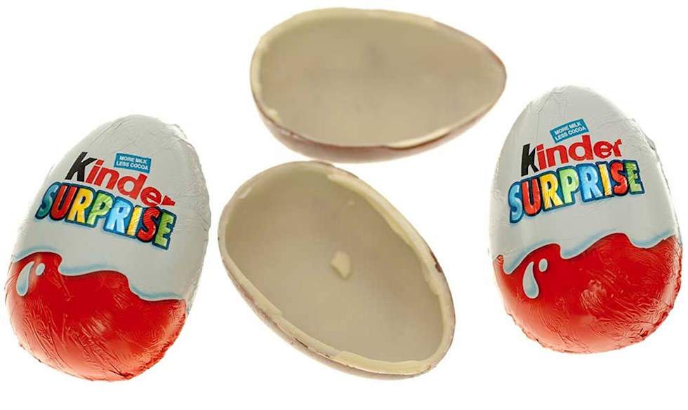 Tyske forskere slår fast, at det lille lækre chokoladeæg er lige så sundt som blåbær... Kinder æg er en superfood