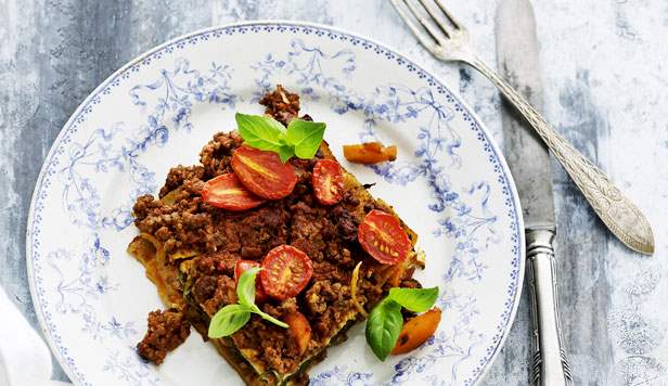 Marokkansk lasagne med spinat og hakket lammekød Opskrift på marokkansk lasagne med spinat og hakket lammekød