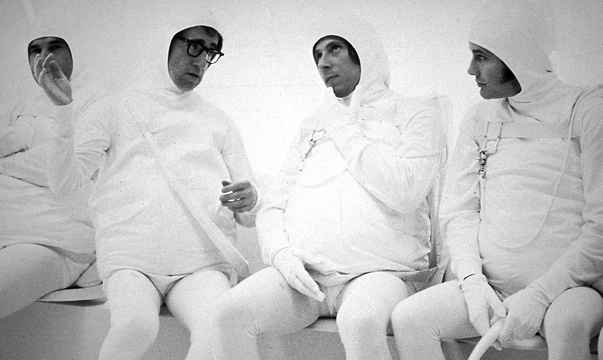 Woody Allen har en god snak med sine sædcellekolleger i 'Everything you always wanted to know about sex' fra 1972. Sædceller