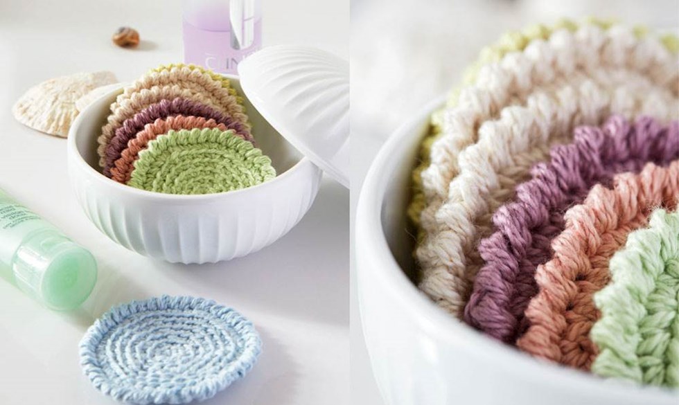 Hæklede vatrondeller eller makeup pads som de også kaldes. Hæklede vatrondeller makeup pads