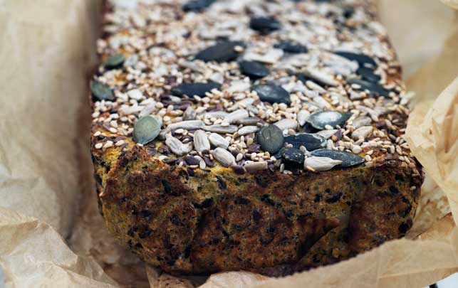 brød med masser af grønt