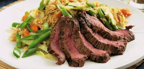 Sojamarineret steak