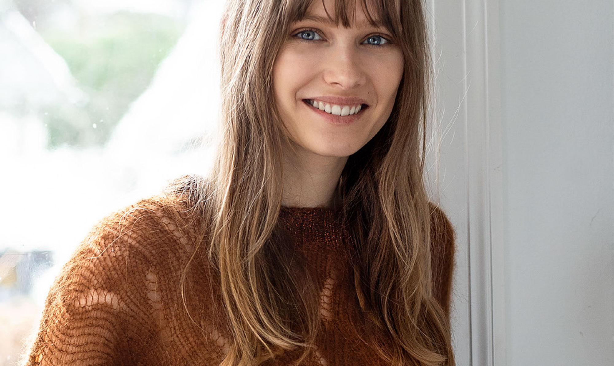 Smuk jordfarvet sweater. Strik selv: Smuk sweater med bølgehulmønster