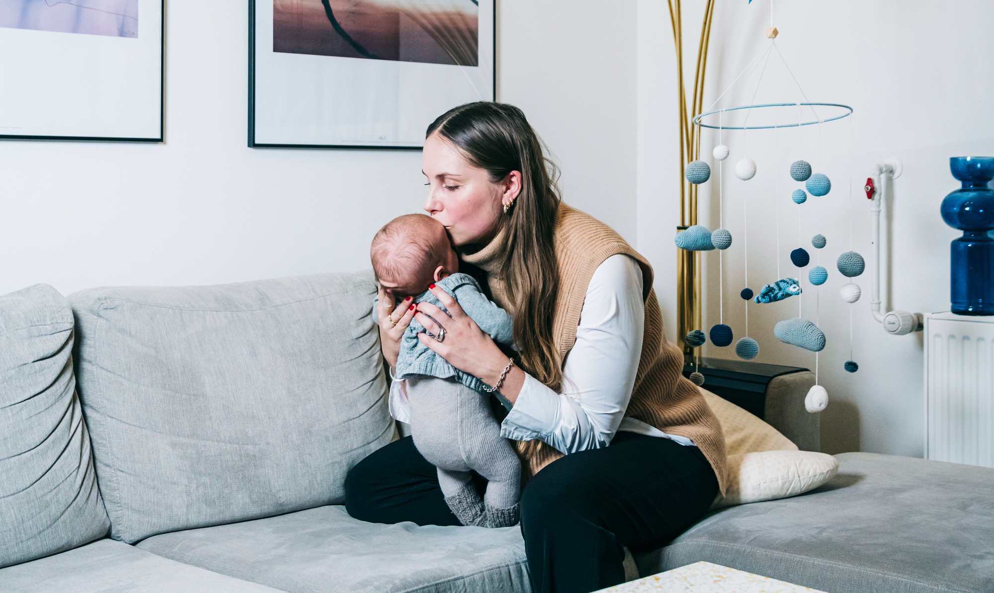 Carina Abildgaard Frank fortæller om sin første barsel her. Carina Abildgaard Frank