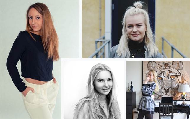 Julie Abelstedt, Sophie Trelles-Tvede, Cecilie Villadsen og Kristine Sloth har alle succes i som iværksættere i en ung alder 4 teenagere med succes: Her er deres bedste karrieretips