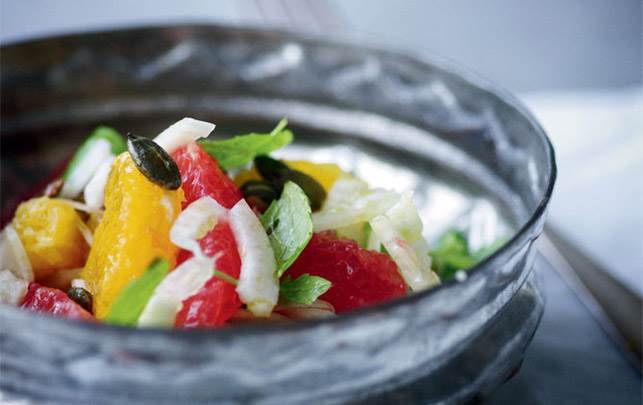 Sprød og saftig appelsinsalat appelsinsalat