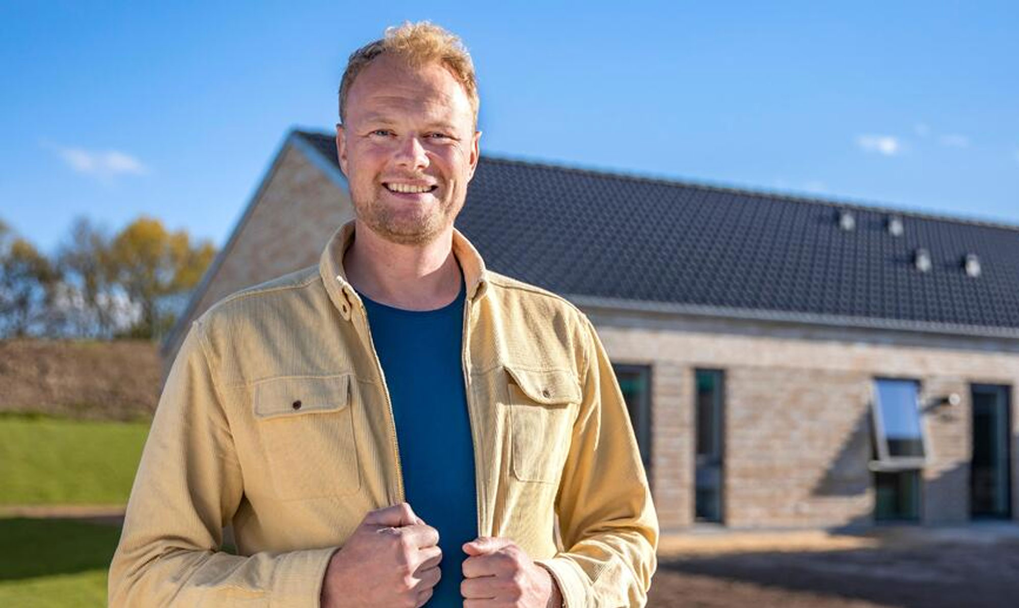 Christian Degn var vært på Nybyggerne 2020. Nybyggerne