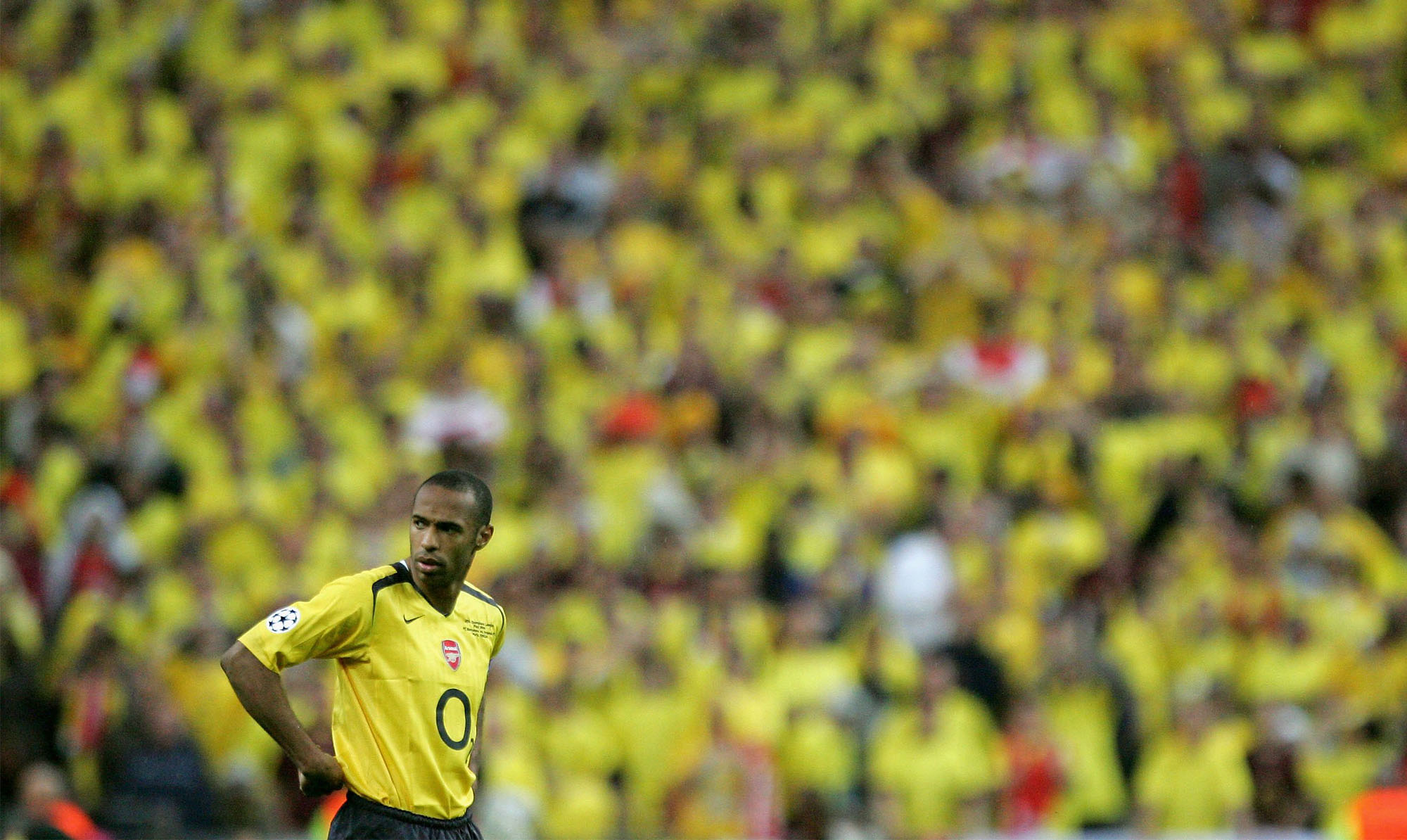 Thierry Henry under Champions League-finalen i 2006 mod FC Barcelona. Champions League-finaler