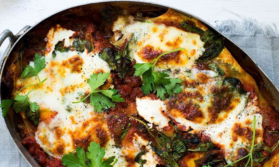 Verdens bedste vegetarlasagne. Lasagne, vegetar, vegetarlasagne