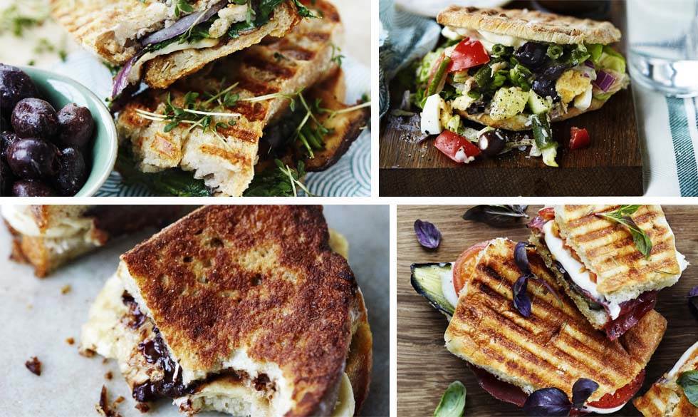 Lækre toasts, sprøde paninis og en fransk pan bagnat. Der er masser af skønne opskrifter og variationer af den klassiske toast. Også til dessert! Toast