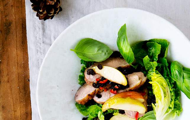 Salat med andebryst Salat med andebryst