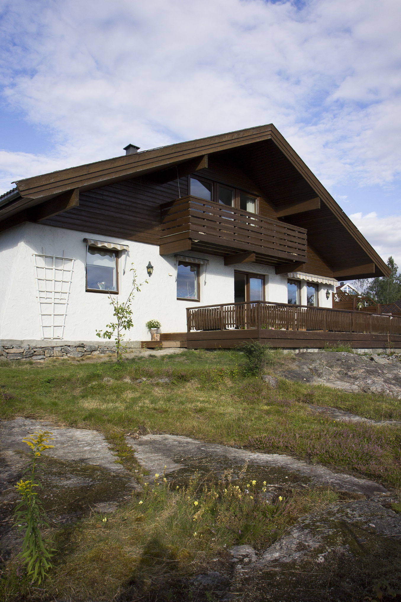Tyrolerhusene er oprindeligt fra Schweitz, men blev også almindelige i bjergene i Tyrol.