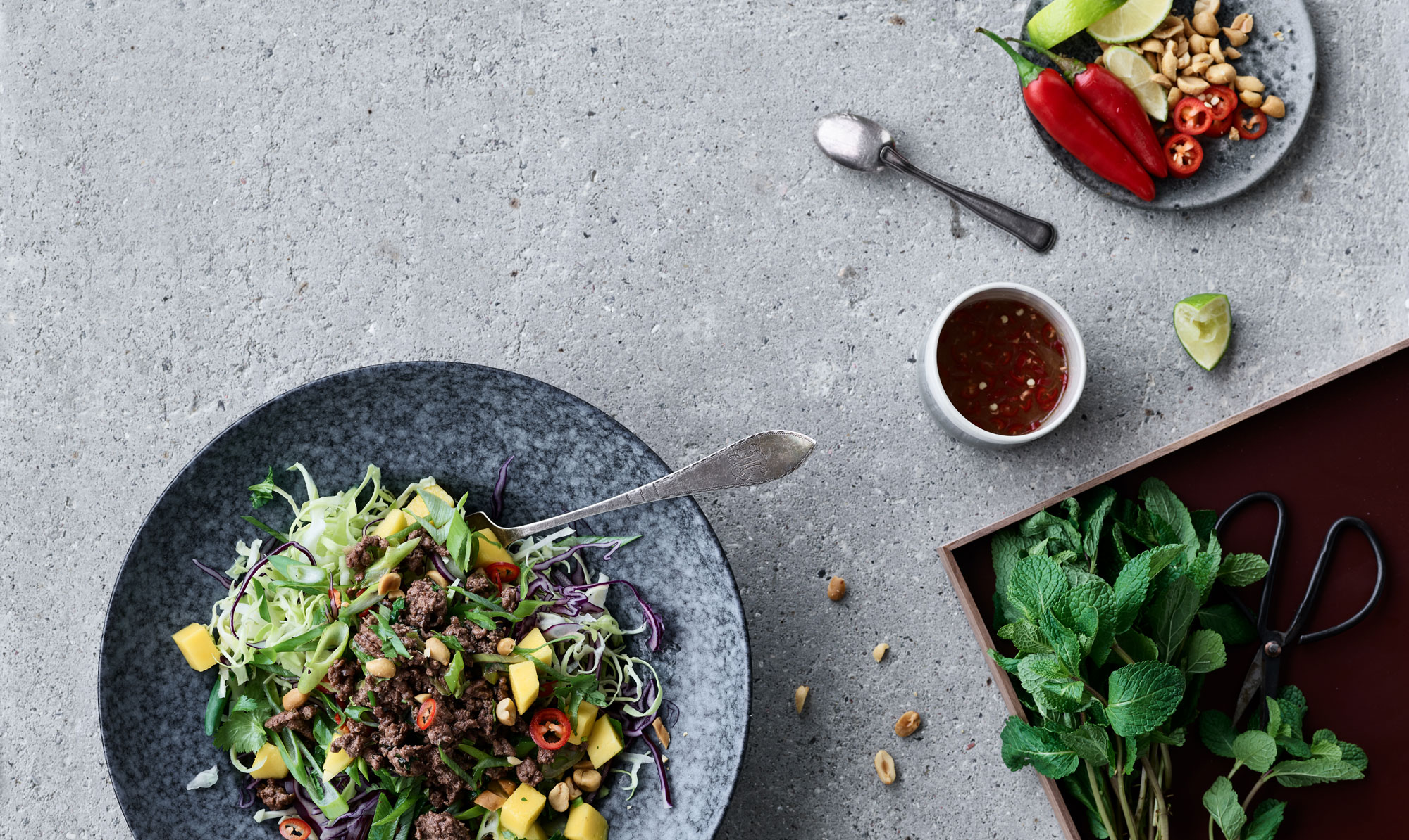 Thaistyle kålsalat
