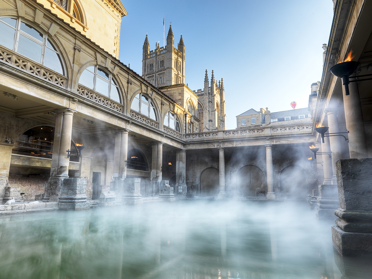 Romerske bade i bath