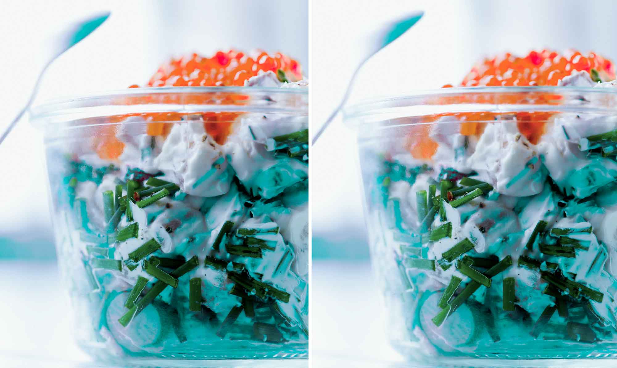 Nem sommersalat med laks - lige til at tage med... Nem sommersalat med røget laks
