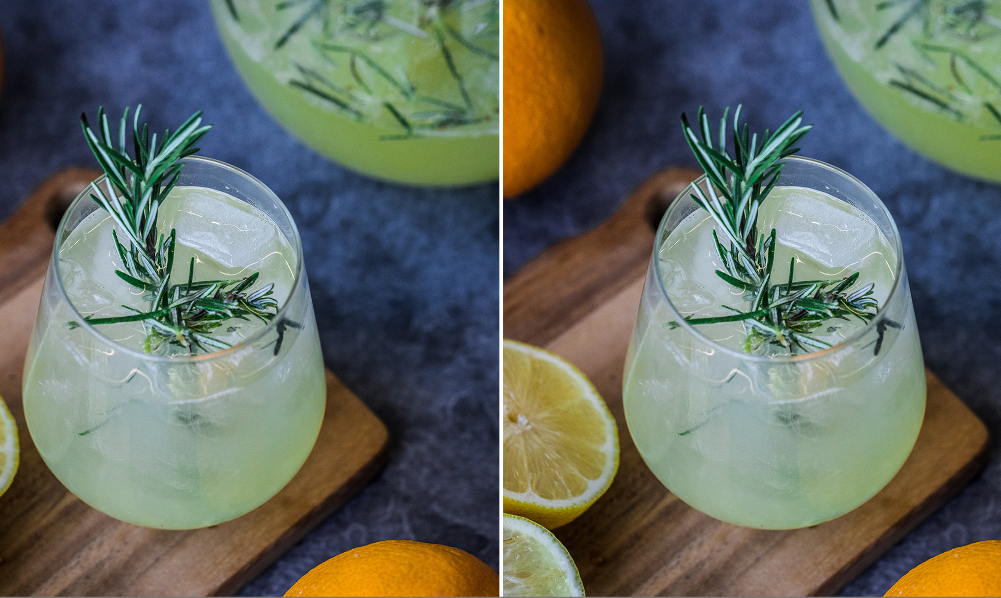 Skøn nytårsdrink med gin: Rosemary Spritzer