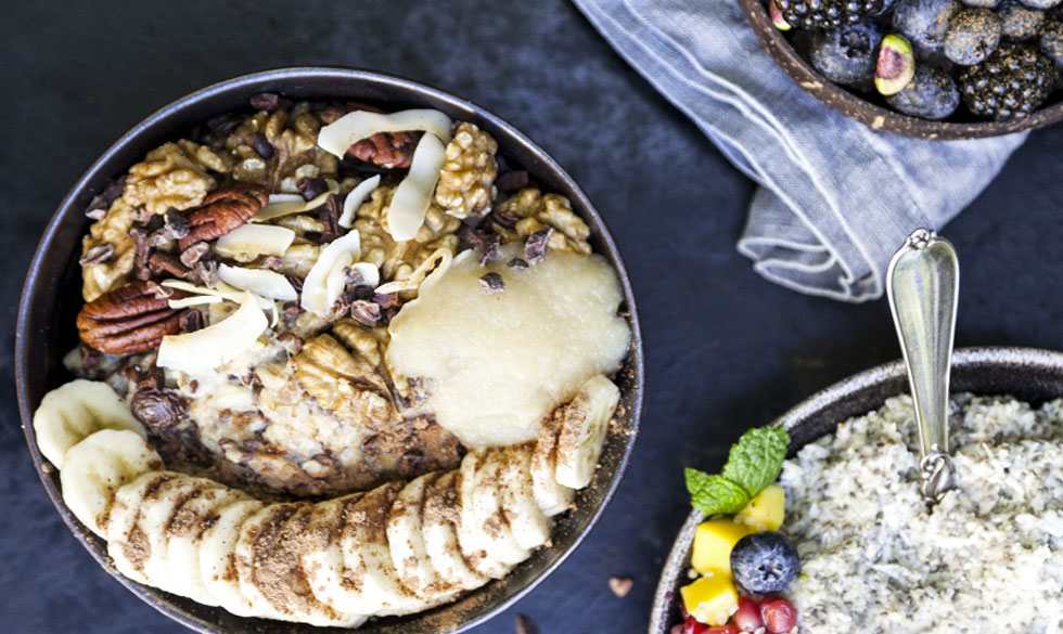 Vegansk grød til morgenmad