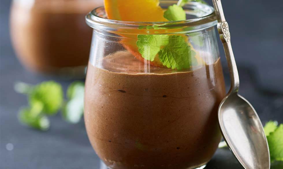 Lækker chokolademousse, som du kan tage med i din sense-kostplan. Sense opskrift dessert