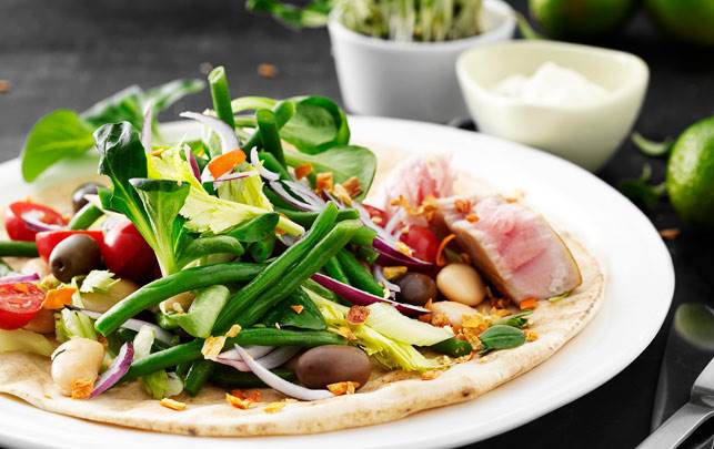 salat med tun