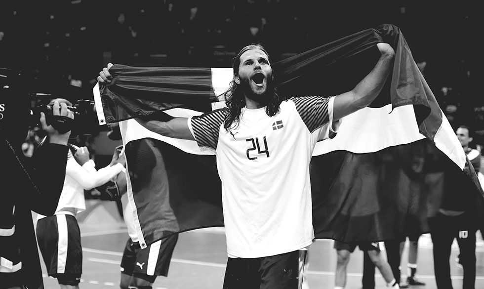 Mikkel Hansen efter OL-guld i 2016. VM i håndbold