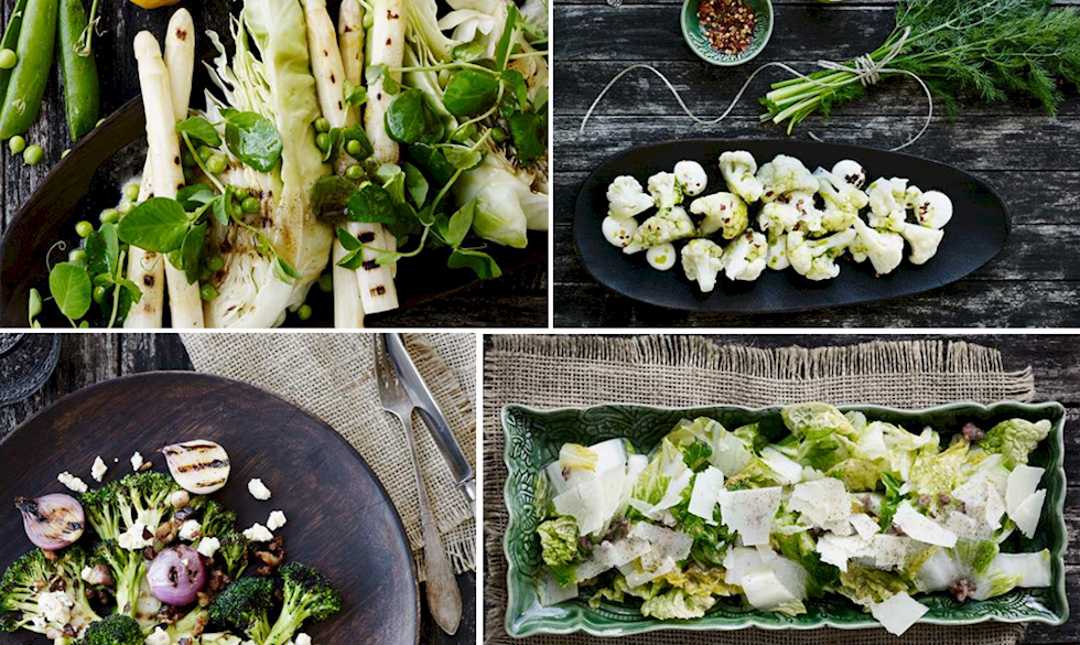 Skønne sommerretter med spidskål, blomkål, grønkål, kinakål & broccoli. Sommerens bedste opskrifter med kål