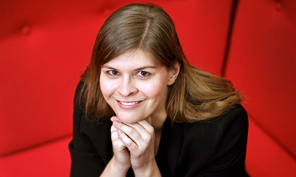 Da Lotte Friis mødte sin kæreste første gang, var det under en køretur i metroen. Lotte Friis og kæreste