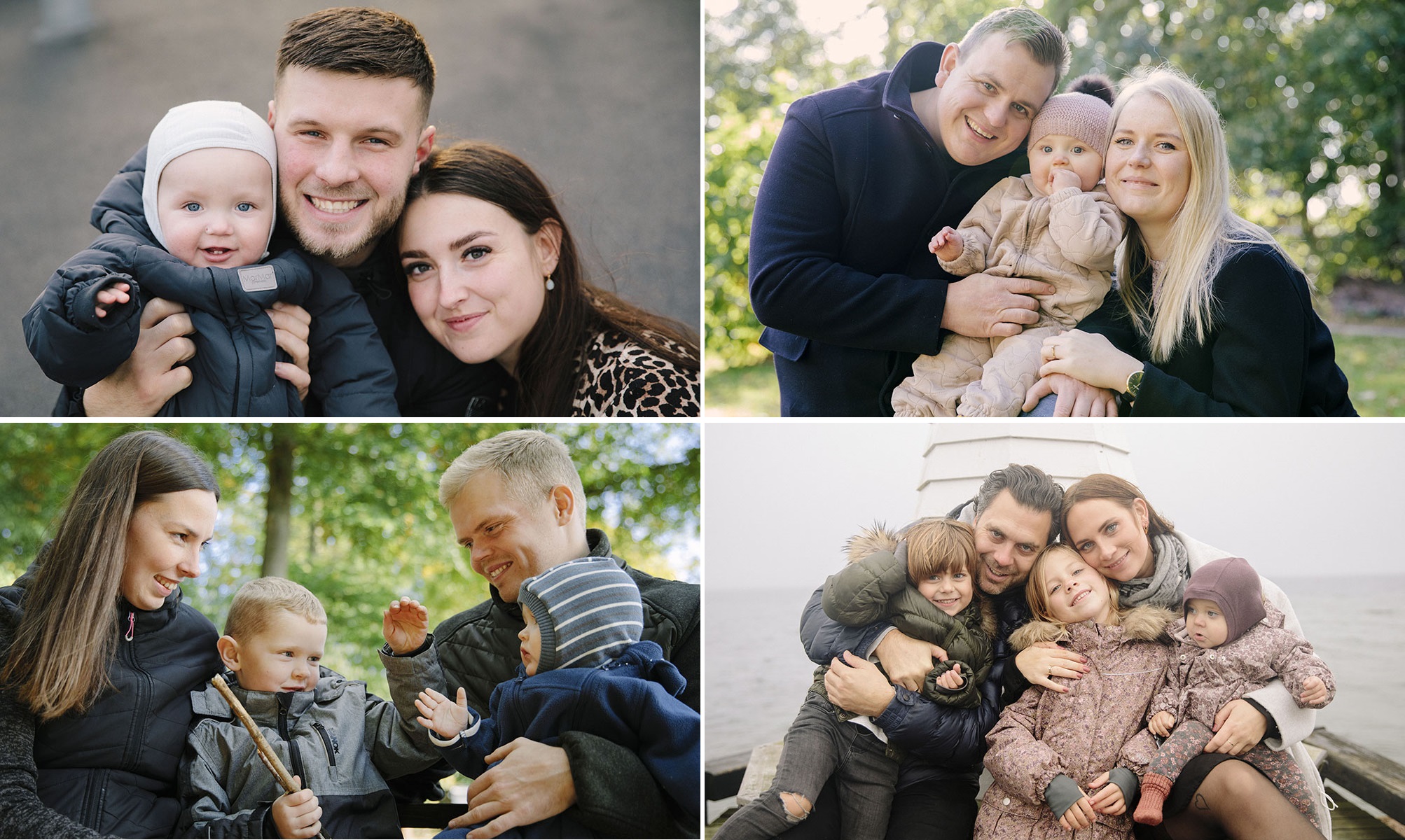De fire nye familier har én ting til fælles modsat familierne fra Årgang 0. Årgang 20