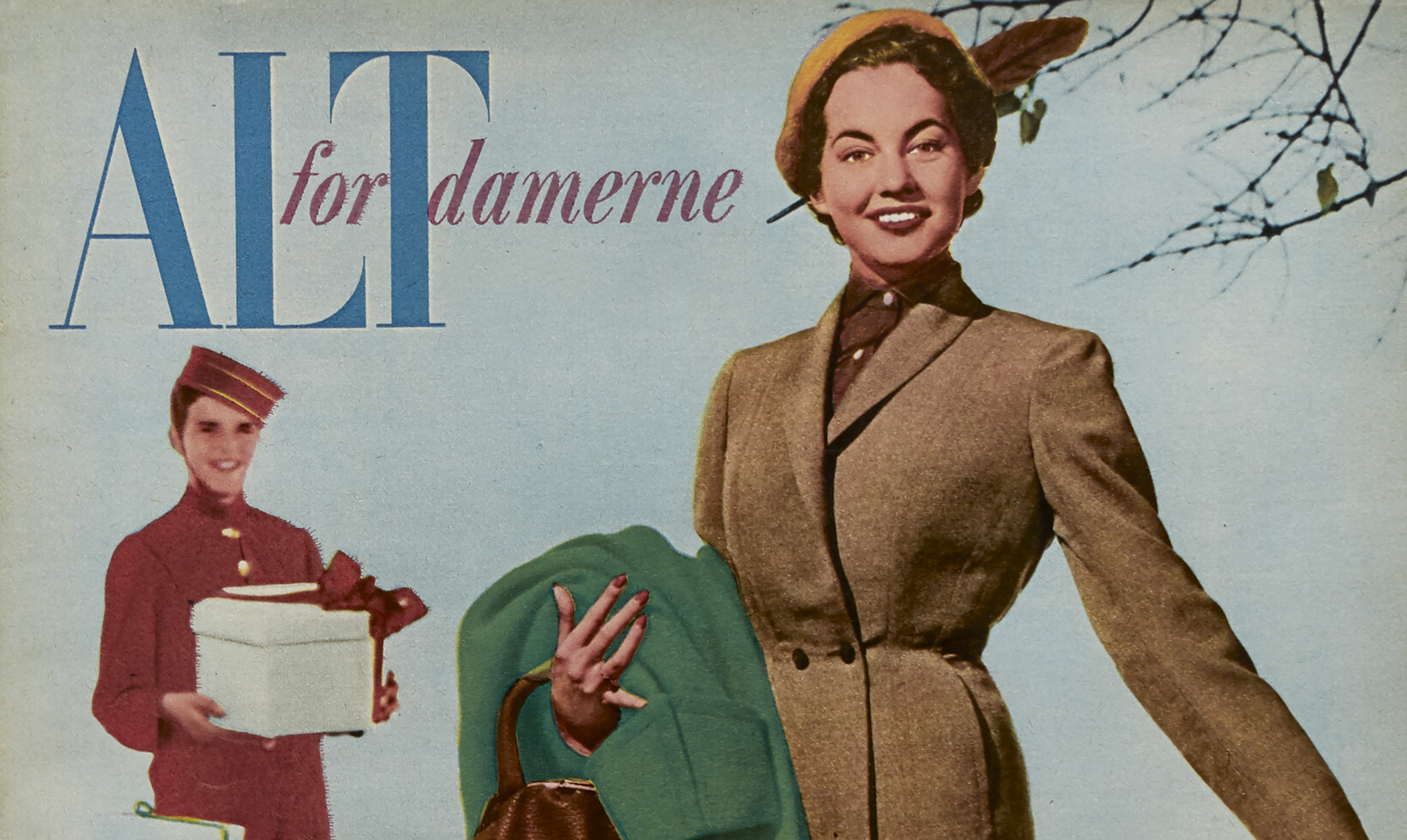 Original ALT for damerne forside fra 1953. Jul 2020