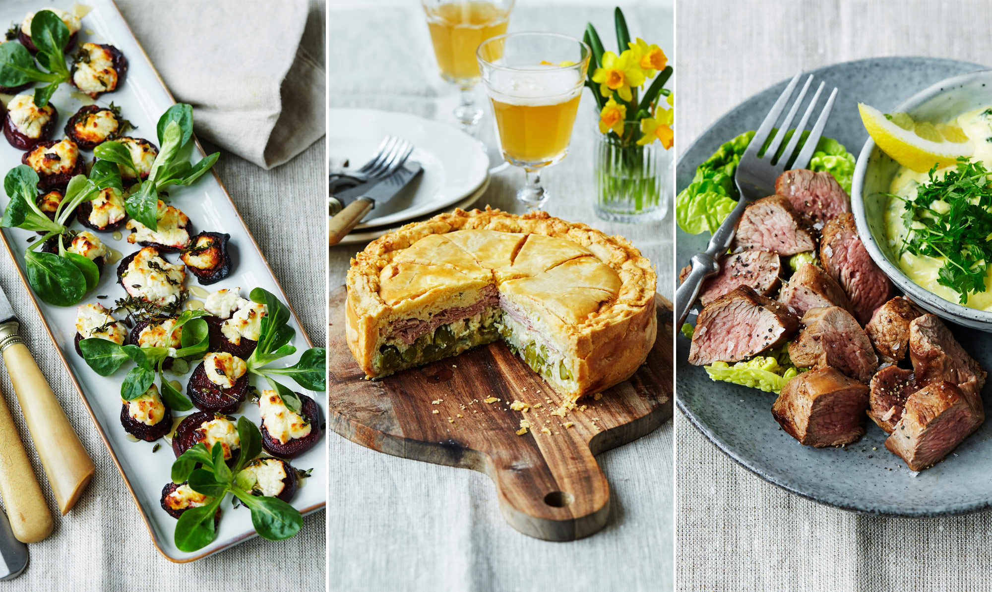 Nemme og lækre retter til påskefrokosten. 3 retter til påskefrokost