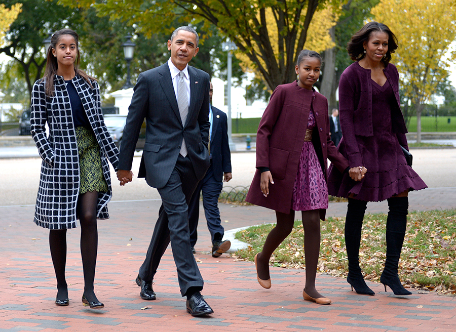 Obama familien